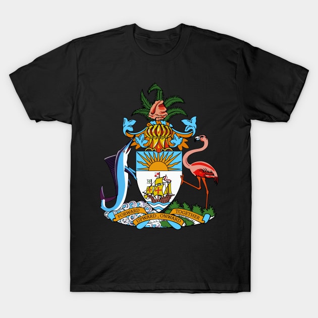 Coat of arms of the Bahamas T-Shirt by Flags of the World